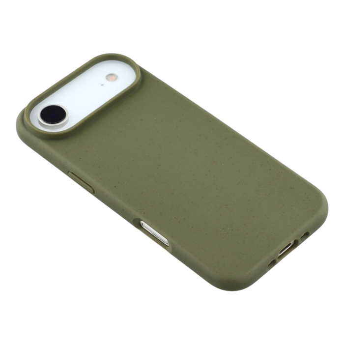 A-One Brand - iPhone Air Mobiskal Biodegradable Wheat Straw+TPU - Svartgrön