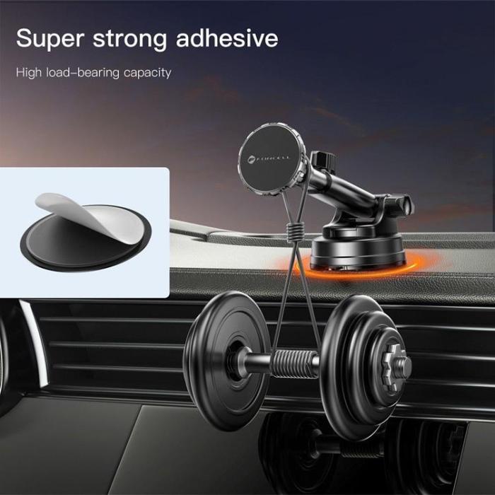 Forcell - Forcell Bilhållare Magnetic F-Grip Excelence - Svart