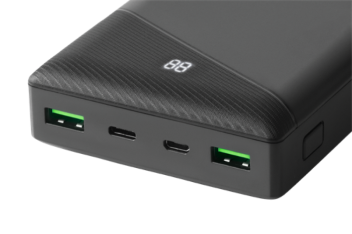 UTGATT1 - DELTACO Powerbank 30000 mAh - Svart