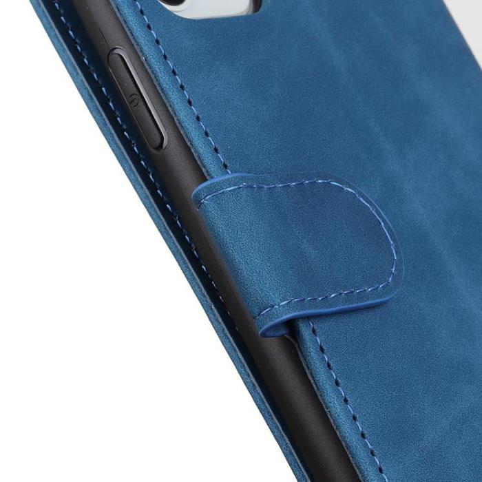 KHAZNEH - KHAZNEH Asus Zenfone 9 Plånboksfodral Retro Flip - Blå