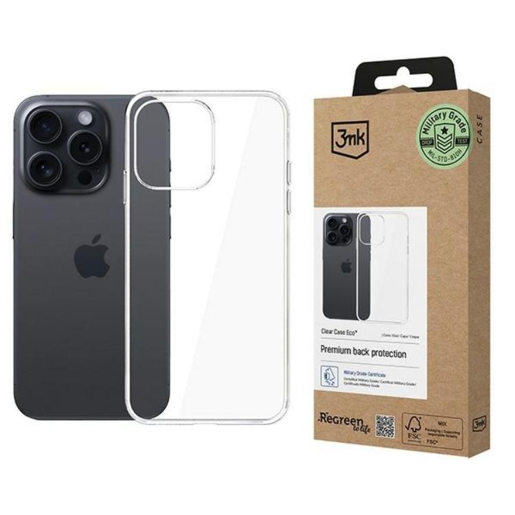 3MK iPhone 15 Pro Mobilskal Eco - Clear | 2353 | AlltMobil