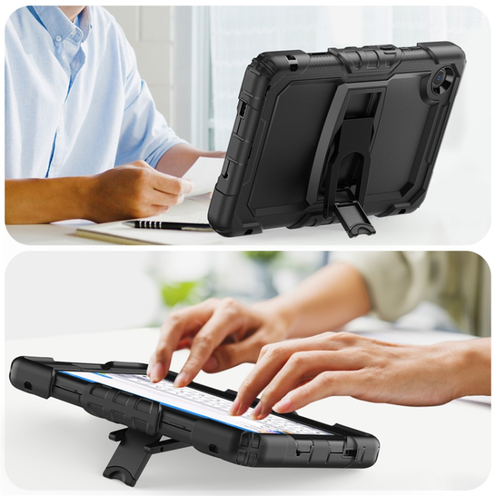 A-One Brand - Lenovo Tab K9 Skal TB305FU med Axelrem Kickstand - Svart