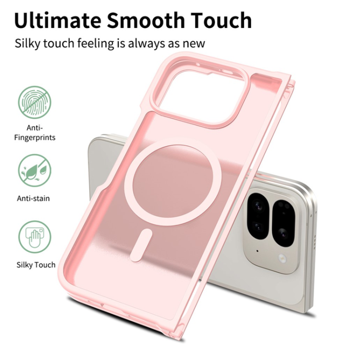 A-One Brand - Google Pixel 10 Pro Fold Mobilskal MagSafe Skin Touch - Rosa