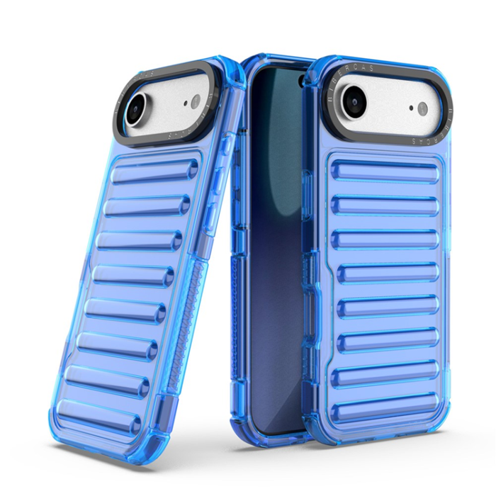 A-One Brand - iPhone 17 Air Mobilskal Stripe Design Detachable - Blå