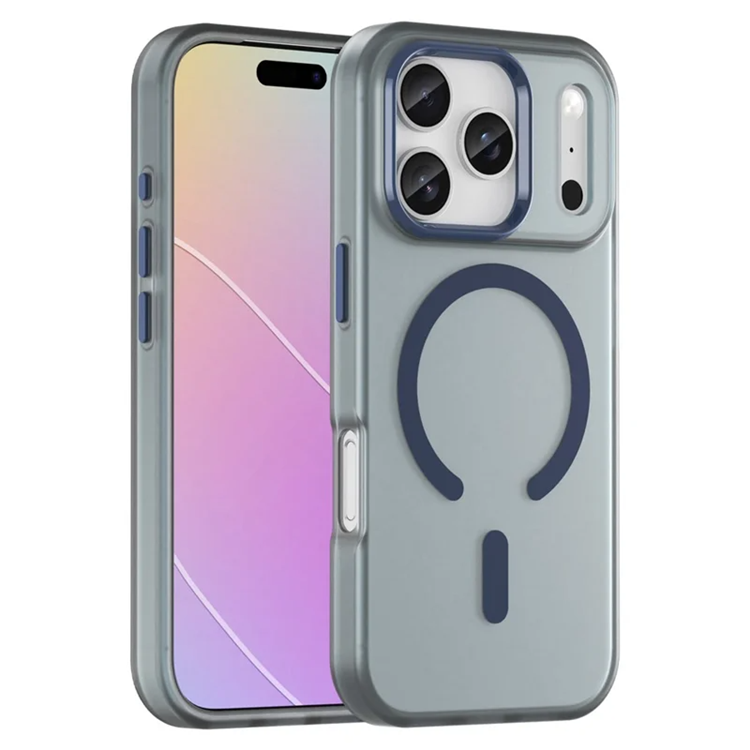 iPhone 17 Pro Max Mobilskal MagSafe Matte Translucent - Mörkblå | 2353 | AlltMobil