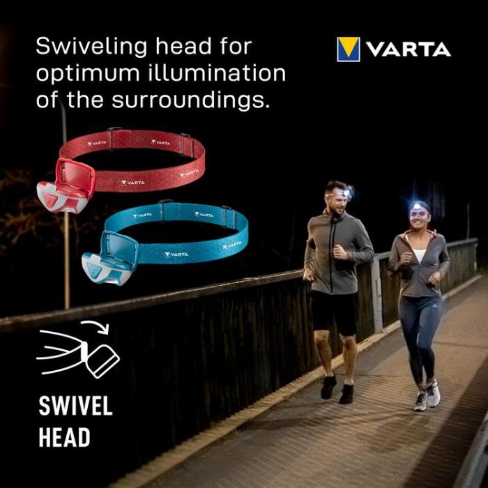 VARTA - Varta Pannlampa Outdoor Sports H10 Pro - Blå