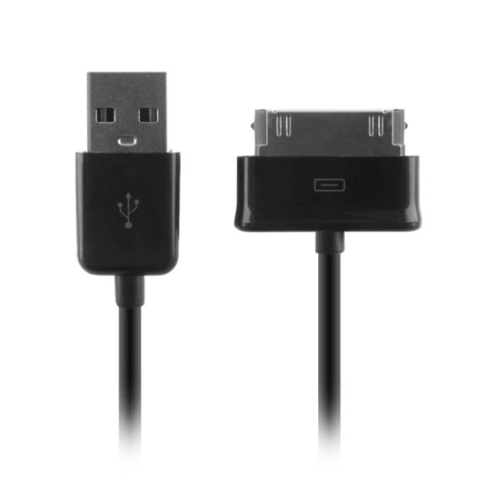 OEM - USB-A Till 30-pin Kabel För Samsung Galaxy Tab bulk - Svart