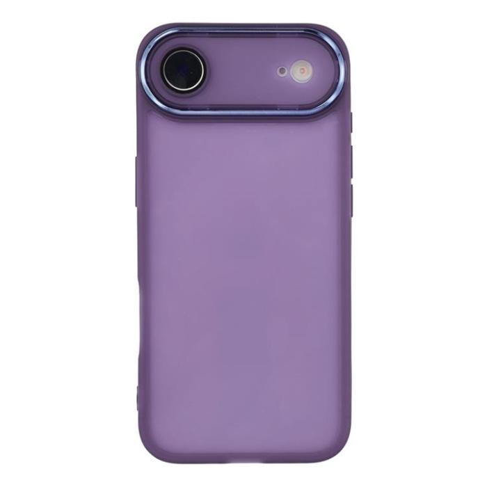 A-One Brand - iPhone Air Mobilskal Electroplated Kameraram - Transparent Lila