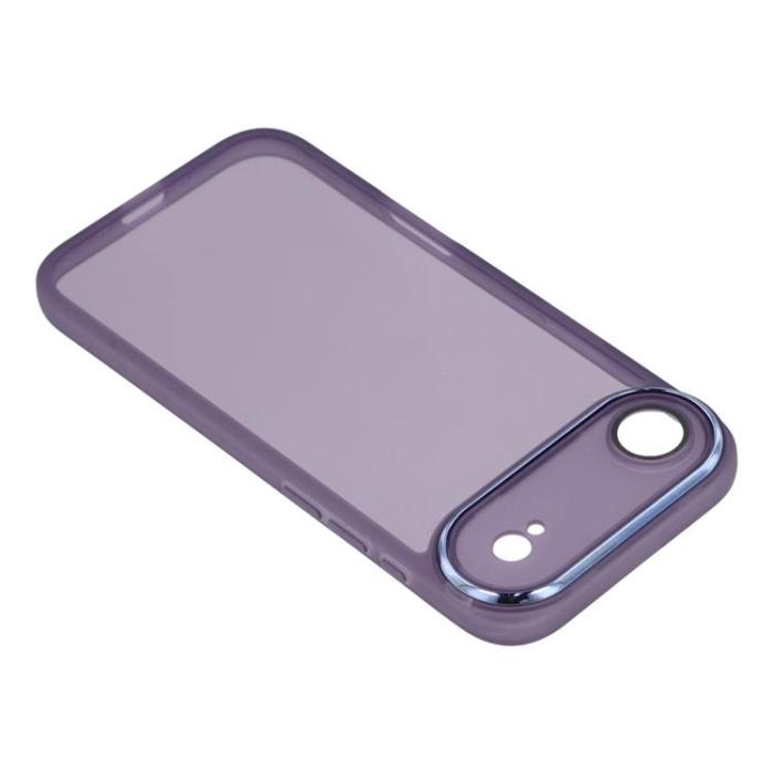 A-One Brand - iPhone Air Mobilskal Electroplated Kameraram - Transparent Lila