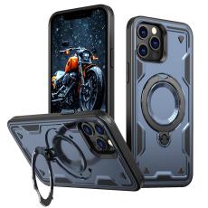 N/A - Mobilskal till iPhone 12 Pro Plast Milit&auml;rskydd Kickstand - Bl&aring;