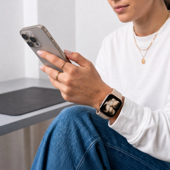Tech-Protect - Tech-Protect Apple Watch (44/45/46/49mm) Armband - Walnut