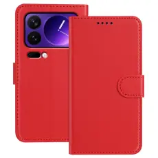A-One Brand - Xiaomi 17 Pro Pl&aring;nboksfodral Solid Color Anti Drop - R&ouml;d