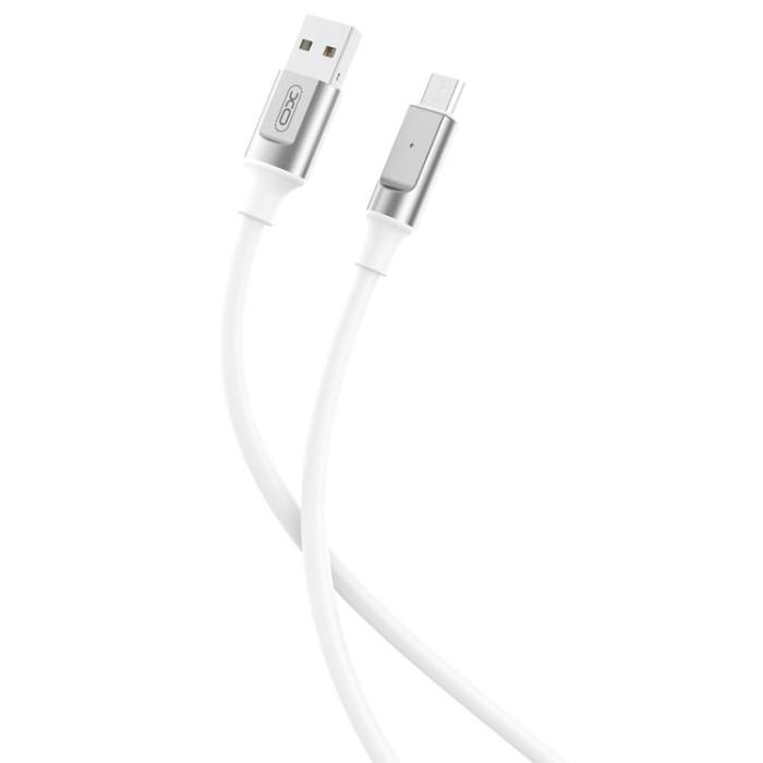 XO - XO USB Till MicroUSB 1m Kabel 6A NB251 - Vit