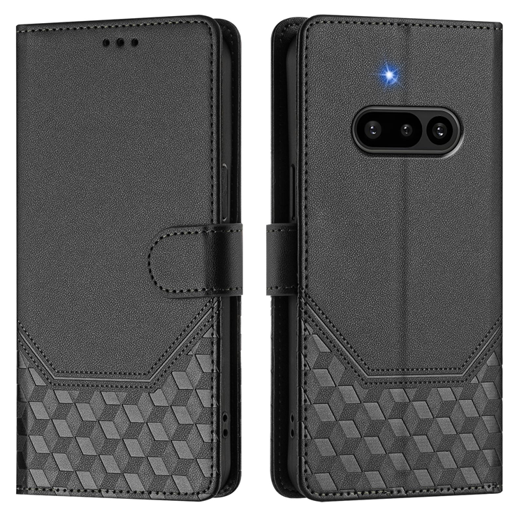 Nothing Phone (3a) Plånboksfodral Imprinted Honeycomb RFID | 2353 | AlltMobil