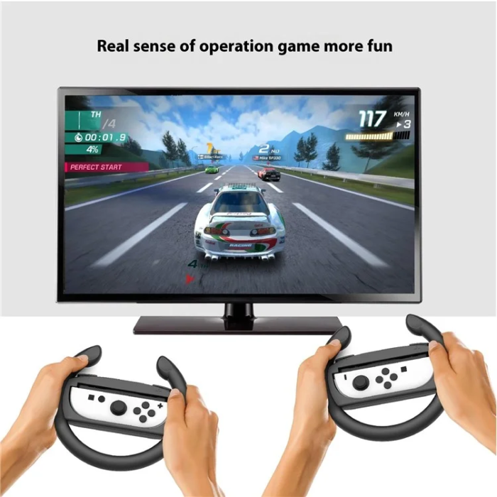 PGTECH - PGTECH 2st Nintendo Switch 2 Rattkontroller fäste - Svart