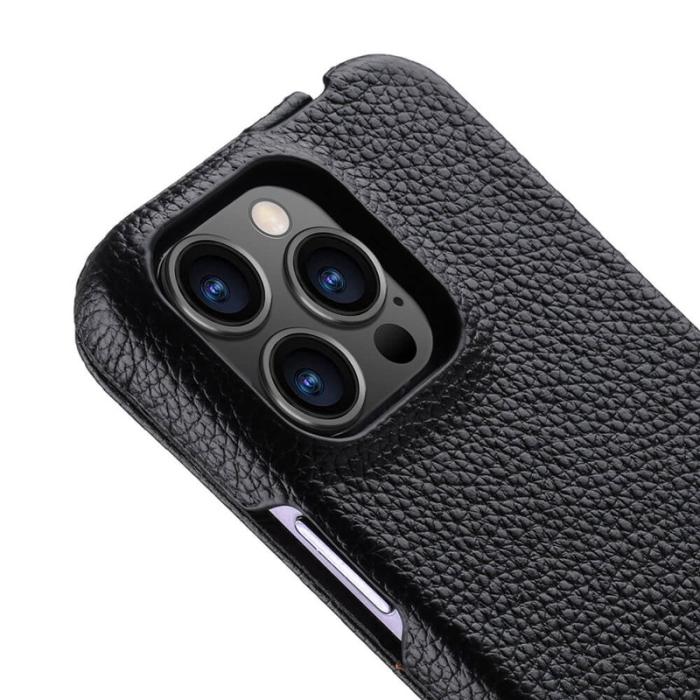 Melkco - MELKCO Mobilskal till iPhone 15 Pro Max Äkta Läder + PC Röd