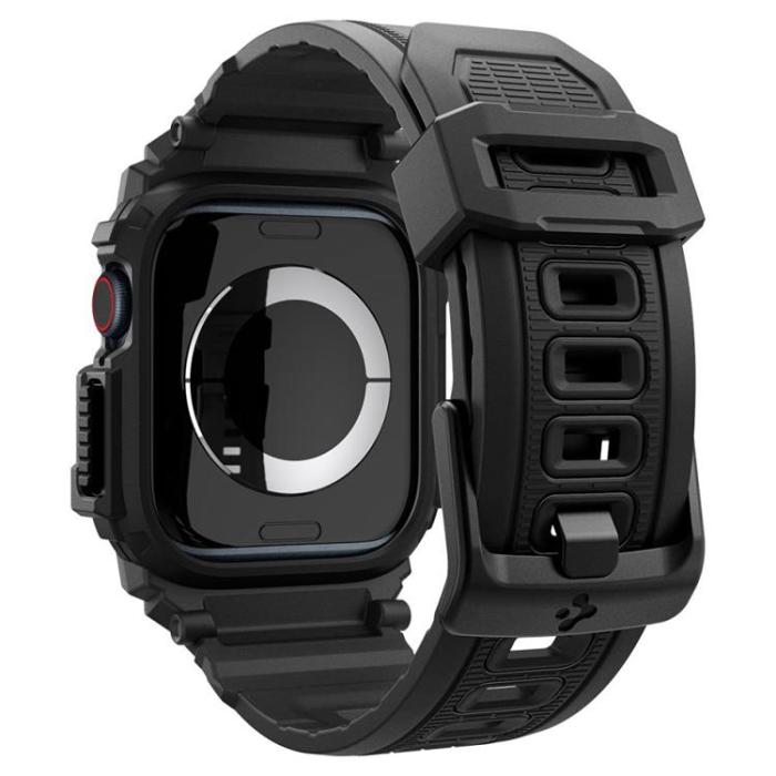 Spigen - Spigen Apple Watch 42mm Series 10 Skal Rugged Armor Pro - Svart