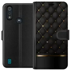 Gustaf - Pl&aring;nboksfodral till Motorola Moto E6i med Luxury Opulence