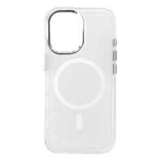 A-One Brand - Galaxy S25 Edge Mobilskal Magsafe Glitter - Vit