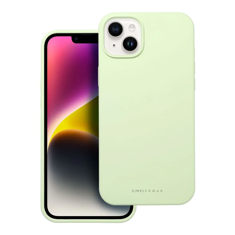 Roar iPhone 14 Plus Mobilskal Roar Cloud Skin - Ljusgrön | 2353 | AlltMobil