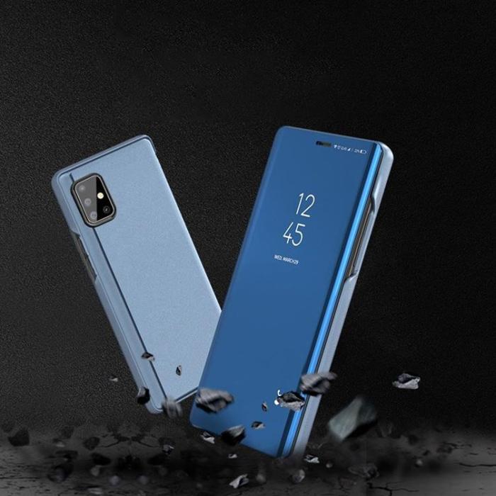 UTGATT1 - Clear View Mobilfodral Huawei P Smart 2020 - Blå