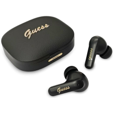 Guess - Guess TWS In-ear H&ouml;rlurar Script Metal Logo - Svart