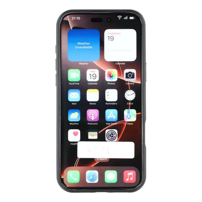 KIGC - KIGC iPhone 16 Pro Mobilskal Magsafe Läder - Svart