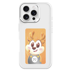 A-One Brand - iPhone 16 Pro Max Mobilskal NFC DIY Customized HD Smart E-Ink - Vit