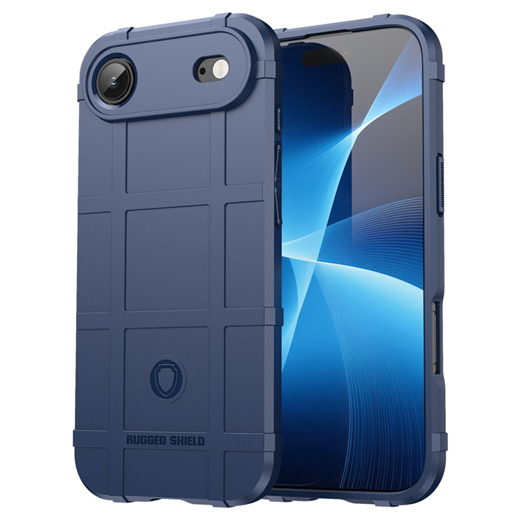 iPhone Air Mobilskal Grid Design Scratch-Proof Soft TPU - Blå | 2353 | AlltMobil