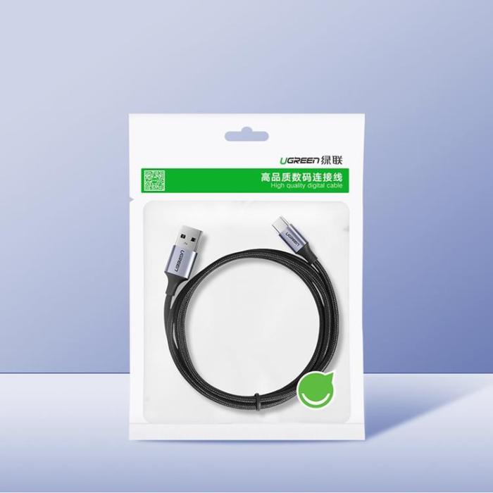 Ugreen - Ugreen USB-C till USB-A kabel 1m - Grå
