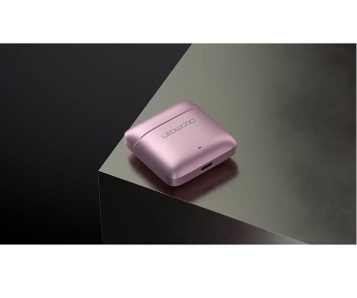 Ledwood - LEDWOOD Hörlur Titan TWS True Wireless In-Ear - Rosa