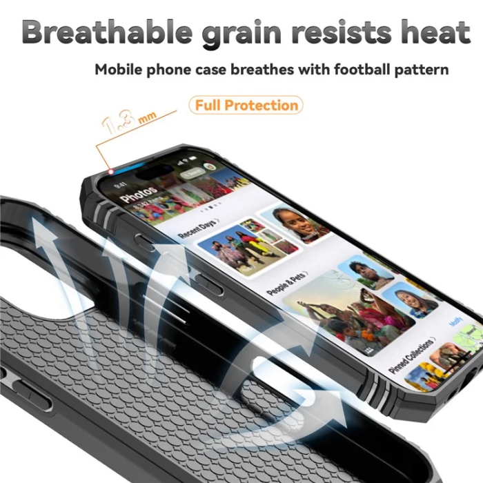 OEM - iPhone 16 Plus Mobilskal Defender Slide - Svart