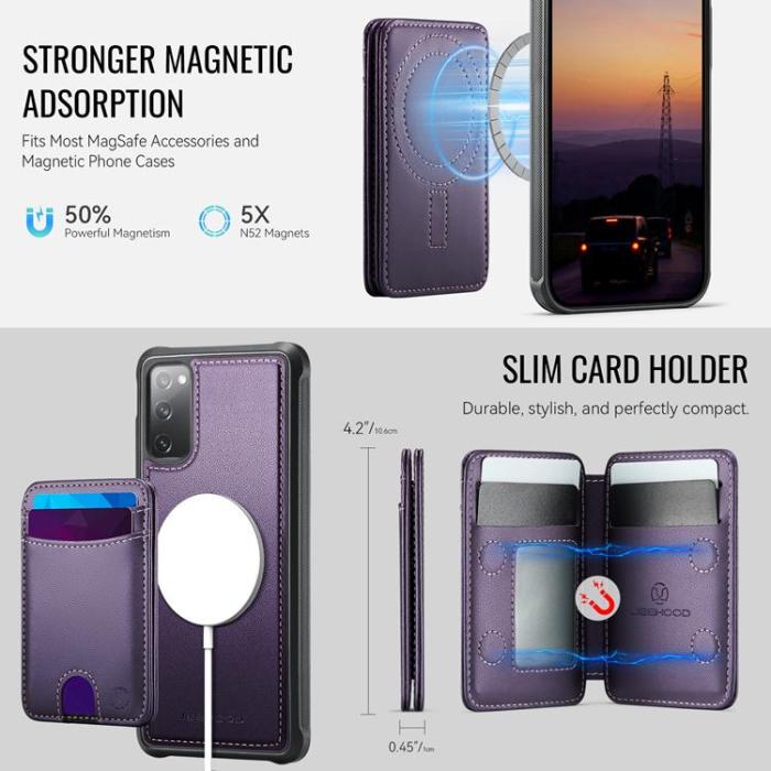 OEM - JEEHOOD Samsung Galaxy S20 FE Fodral Konstläder - Lila