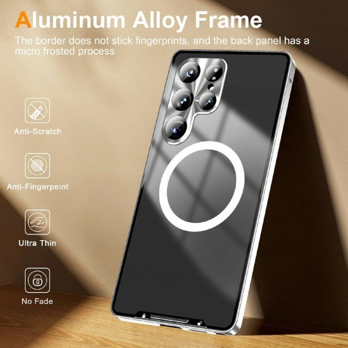 OEM - Mobilskal för Samsung Galaxy S26 Ultra Magnetiskt PC - Silver