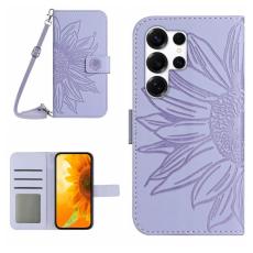 OEM - Pl&aring;nboksfodral f&ouml;r Samsung Galaxy S26 Ultra Konstl&auml;der St&auml;ll - Ljuslila