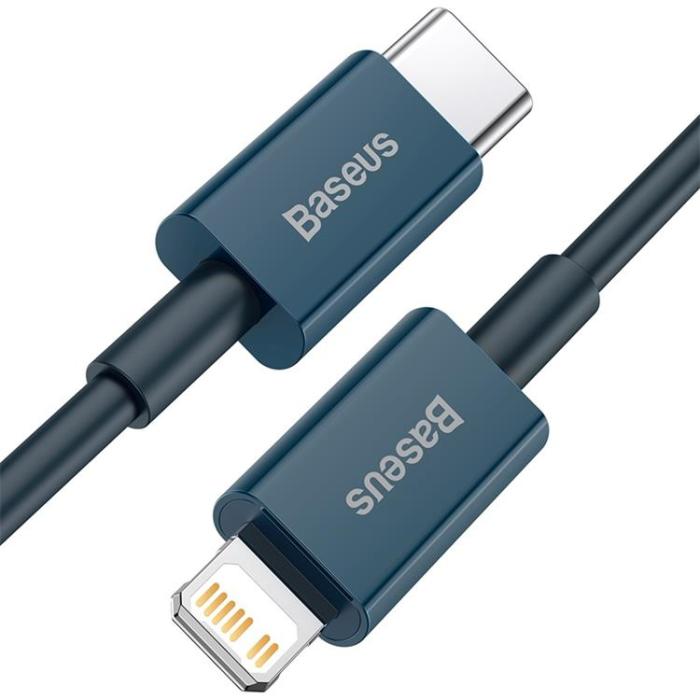 BASEUS - Baseus USB-C till Lightning kabel 20W 2m Superior PD - Blå