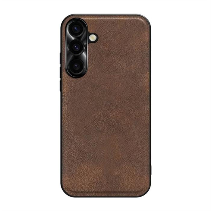 OEM - Mobilskal för Samsung Galaxy S26 Plus PU + TPU + PC - Brun