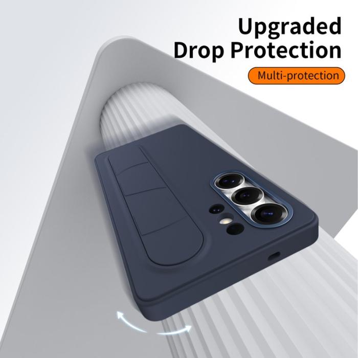 OEM - Mobilskal för Samsung Galaxy S26 Ultra Kickstand PC + Silikon - Safir