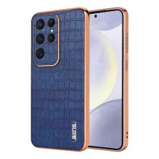 AZNS - AZNS Mobilskal f&ouml;r Samsung Galaxy S26 Ultra PU + TPU Krokodiltextur - Bl&aring;