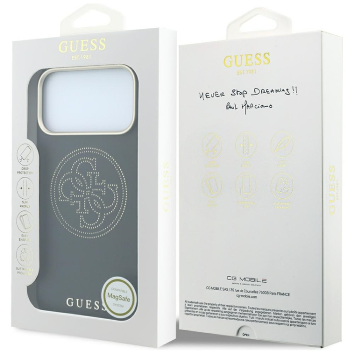 Guess - Guess Mobilskal För iPhone 18 Pro Max/17 Pro Max Magsafe Perforated 4G