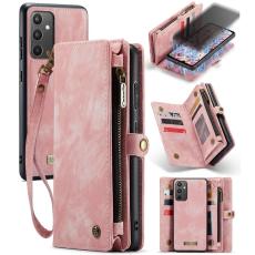 Caseme - CASEME 008 Mobilskal f&ouml;r Samsung Galaxy A34 5G - Rosa KonstL&auml;der
