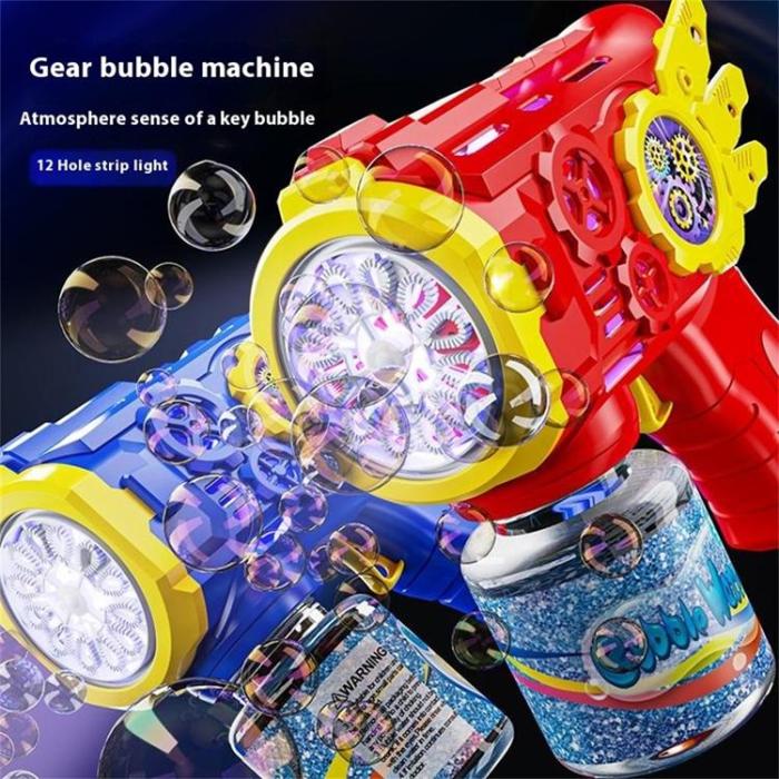 OEM - Bubbelpistol med 1 Flaska Påfyllningslösning för Barn (Ålder 3+)