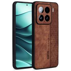 AZNS - AZNS Xiaomi 15 Fodral Skyddande KonstL&auml;der - Brun
