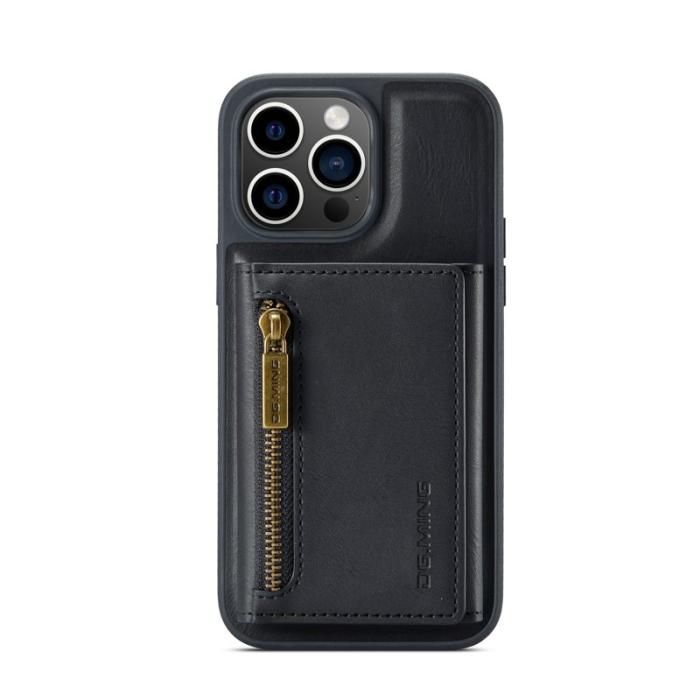 DG.MING - DG.MING M5 Series Mobilskal till iPhone 16 Pro Magnetiskt Konstläder Svart