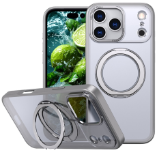 A-One Brand - iPhone 17 Pro Mobilskal Ring Kickstand TPU PC - Titangrå