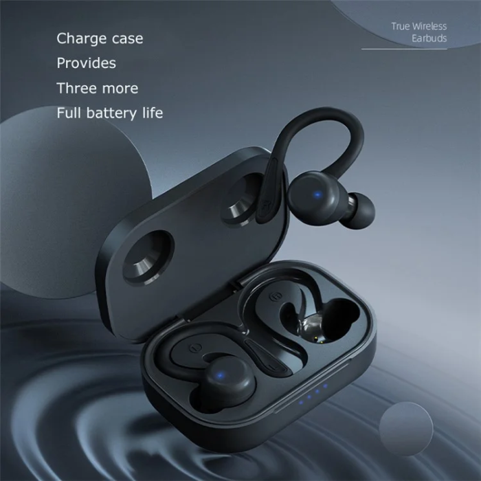 A-One Brand - Vattentäta Bluetooth In-Ear SportHörlurar IPX6 T40 - Blå