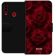 iSecrets - Pl&aring;nboksfodral till Samsung Galaxy A20s med Crimson Rose