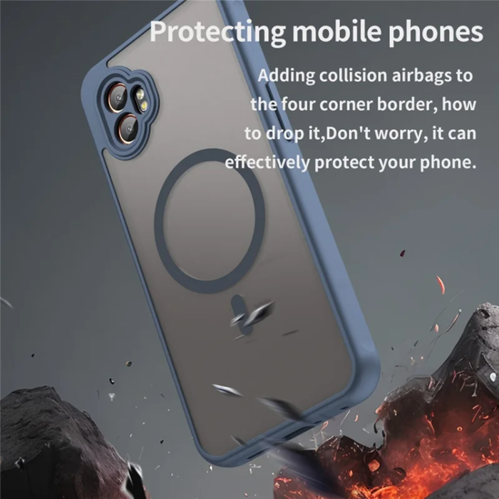 A-One Brand - Galaxy XCover 7 Pro Mobilskal MagSafe Anti-Drop - Blå