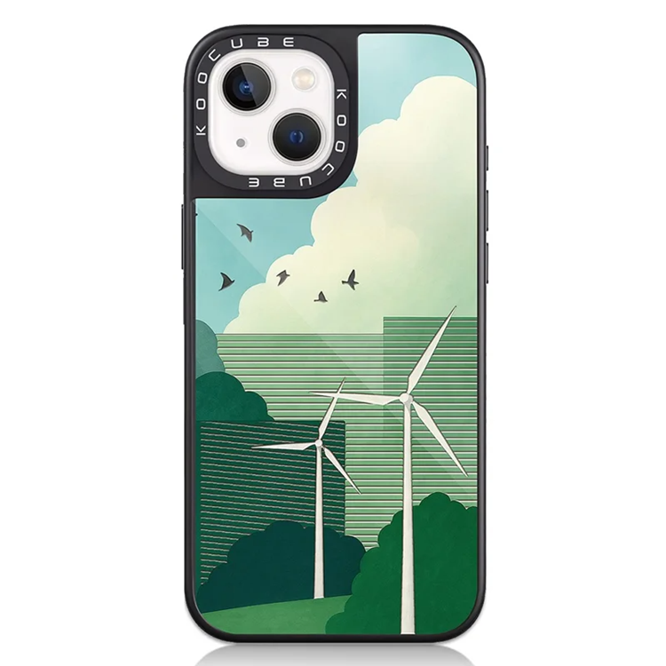 iPhone 15 Mobilskal MagSafe Aluminium Silikon (Style R) | 2353 | AlltMobil