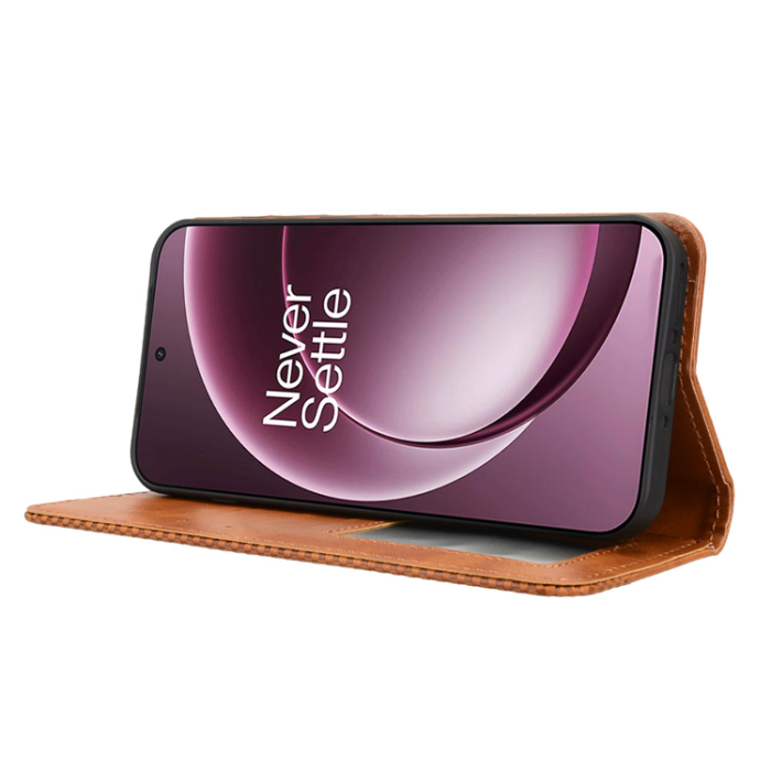 A-One Brand - OnePlus 15 5G Plånboksfodral Retro Texture Konstläder